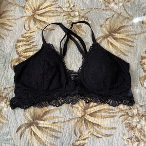 Abercrombie & Fitch Black Lace Bralette